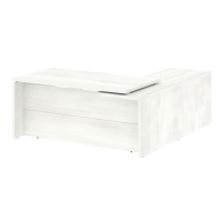 Стол руководителя угловой, левый Yalta LT.C-18 L снежная патина